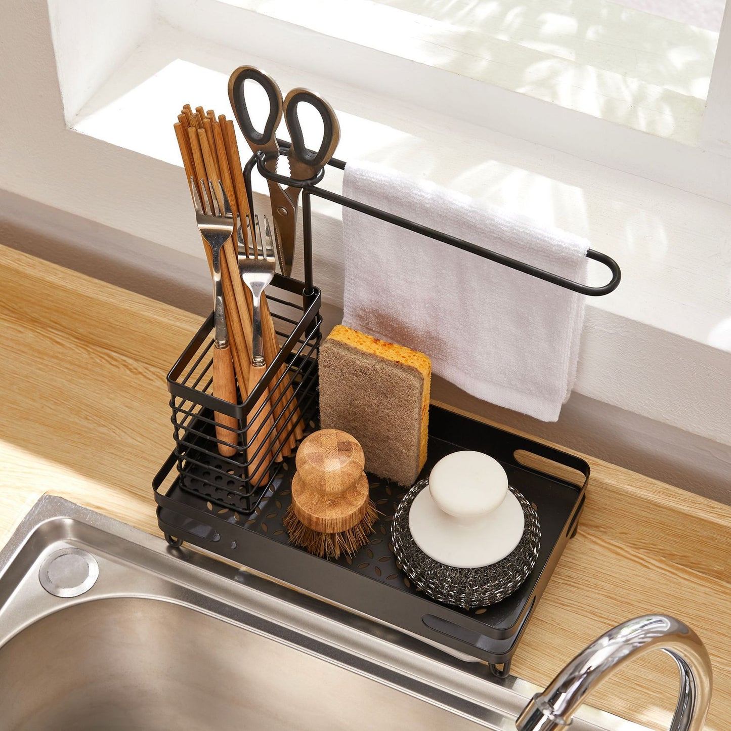 Kitchen drainage storage rack Sponge cleaning cloth rack Sink sink countertop storage rack VL-0230