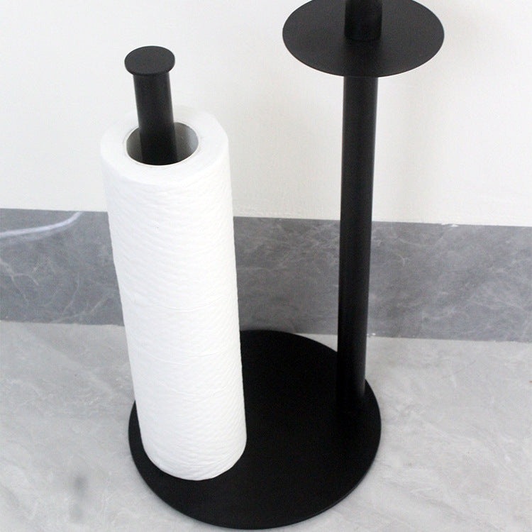 Free Standing Bathroom Toilet Paper Holder Stand Spare Tissue Paper Roll Dispenser Storage with Reserve VL-0173