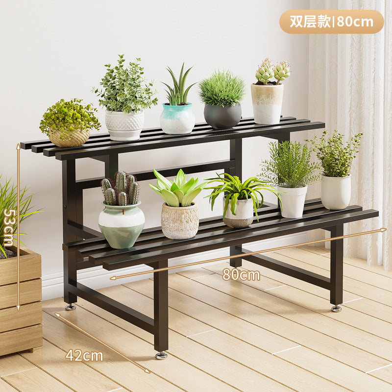 Metal plant stand Garden shelf Suitable for large flower pot rack display stand Indoor and outdoor flower stand VL-0156