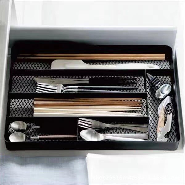 Mesh Kitchen Cutlery Tray Drawer Tray Cutlery Drawer Storages Tray Drawer VL-0418