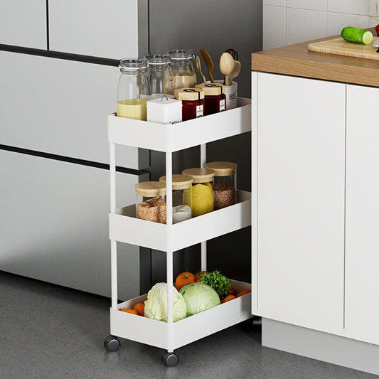 Kitchen slit shelf bathroom storage racks shelving units refrigerator corner finishing multi-layer storage VL-0371