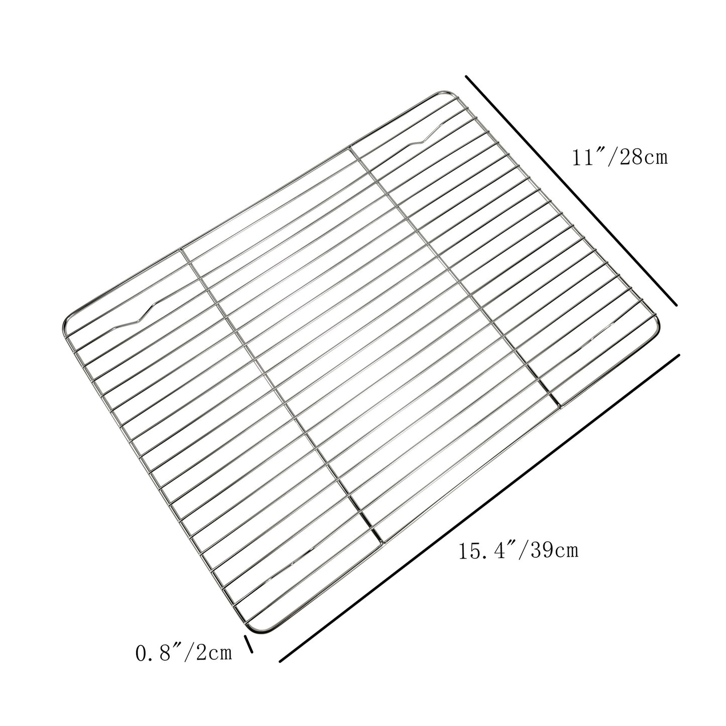 Stainless steel rectangle shaped household kitchen outdoor BBQ mesh barbecue grill baking bread cake plate shelf cooling rack VL-0339