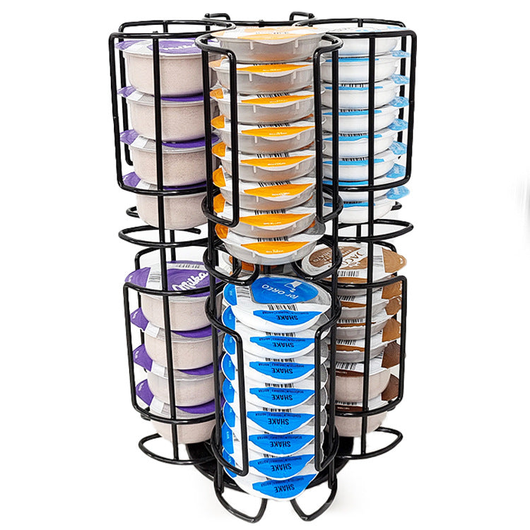 Tassimo coffee capsule rack display rack storage rack accommodate 52 capsules free rotation creative new products VL-0117