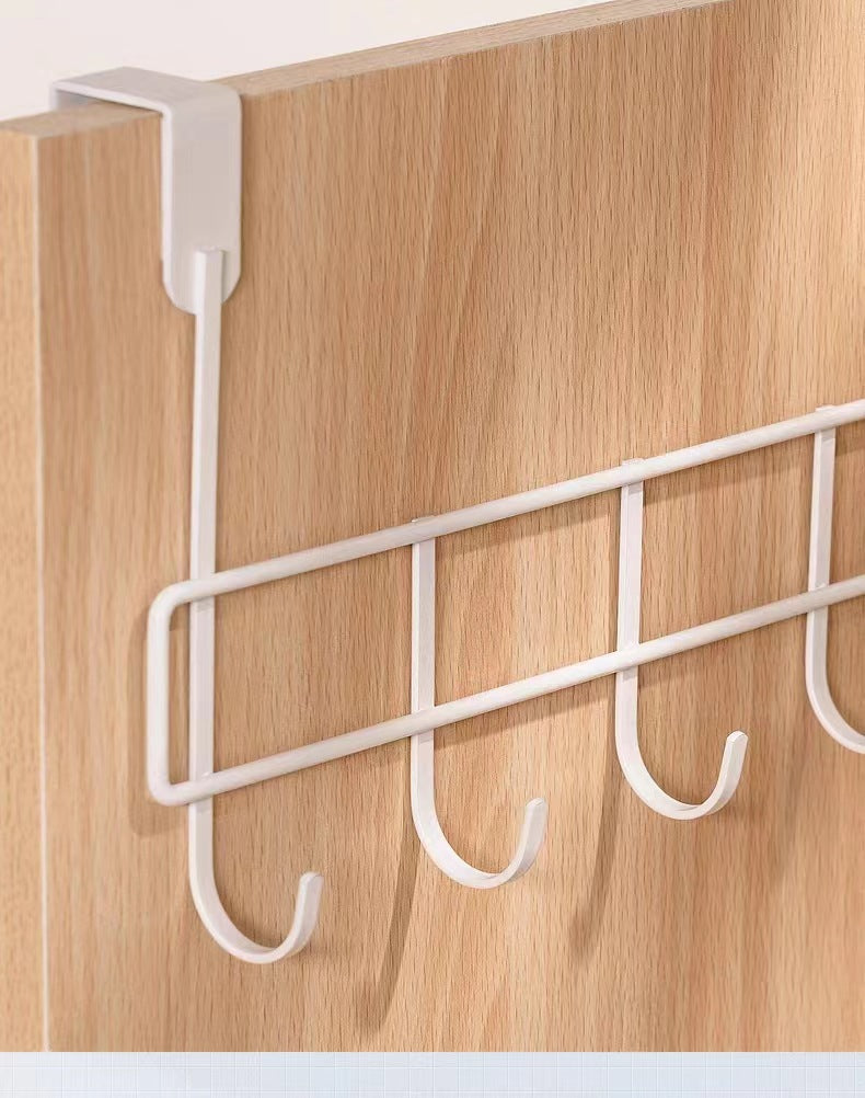 Custom Homewear Coat Towel Bag Robe Organizer Metal Door Hook 6 over door hooks VL-0376