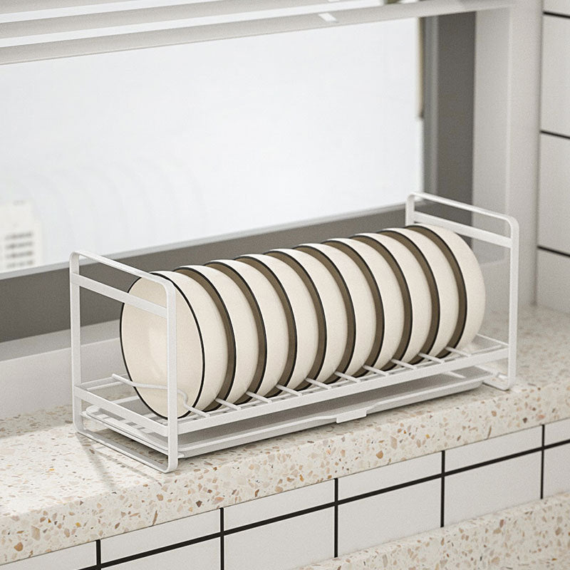 Pull-out Dish Cabinet Household Storage Dish Draining Rack Kitchen Storage Cupboard Drying Basket Shelf Dish Rack Bowl Rack VL-0246