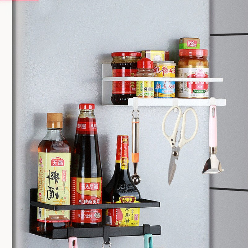 Magnetic Spice Rack Organizer For Refrigerator Fridge Kitchen Shelf Space Saving VL-0515