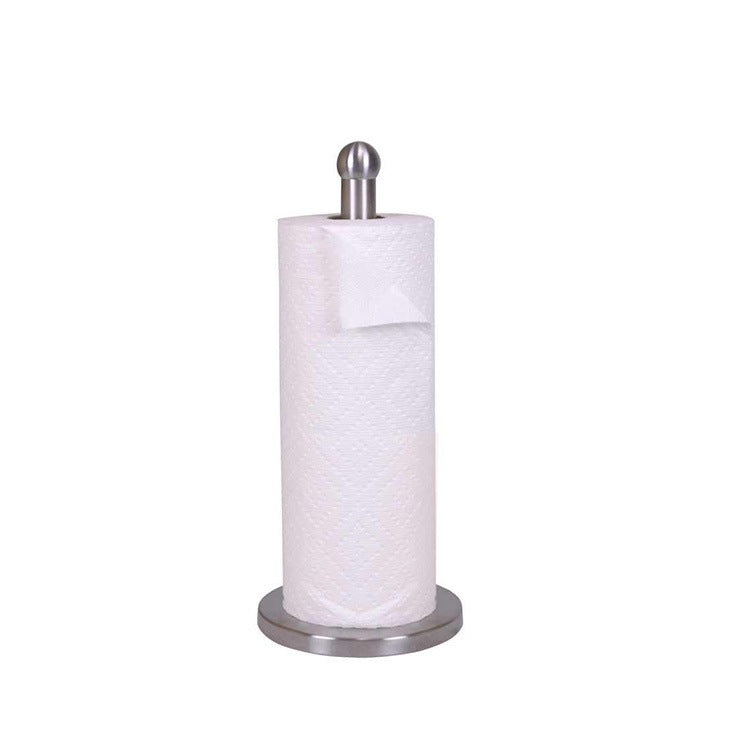 Stainless Steel Paper Towel Holder Countertop Kitchen Towel Holder with Heavy Base Design VL-0170