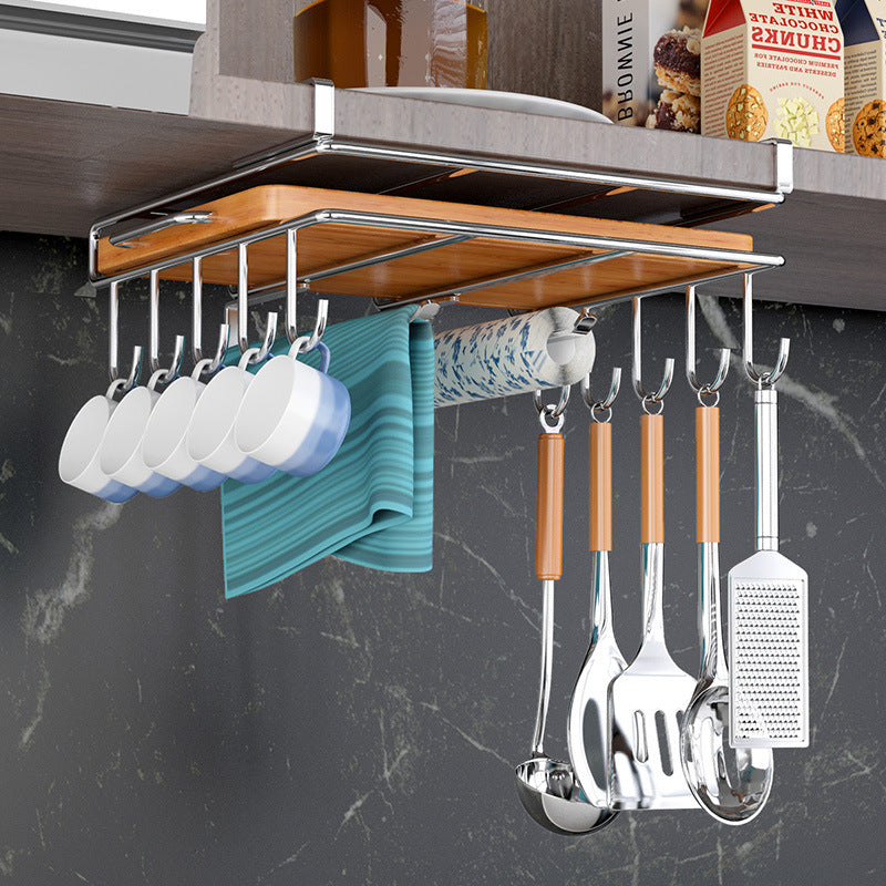 Perforation-free single-layer cutting board, pot cover, paper towel storage rack, kitchen shelf. VL-0121