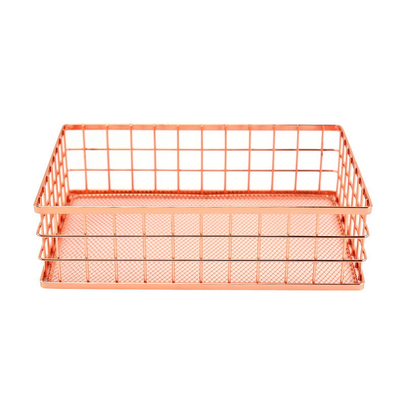 Bathroom Kitchen Accessories Storage Organization Storage Basket Rectangular Storage Box Wall Hanging Rack VL-0164