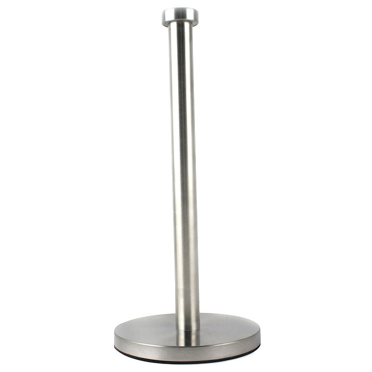 Stainless Steel Paper Towel Holder Countertop Kitchen Towel Holder with Heavy Base Design VL-0170