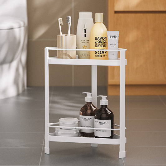 Multifunctional household kitchen storage organizer bathroom rack metal stand corner rack VL-0225