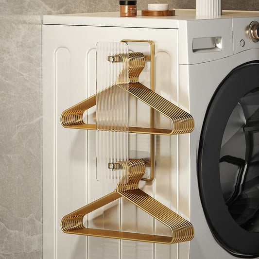 Acrylic Non-Punched Hanger Storage Rack Washing Machine Storage Rack for Home Hotel VL-0227