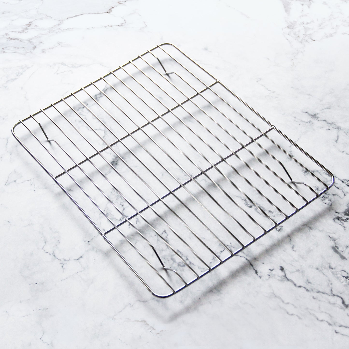 Stainless steel rectangle shaped household kitchen outdoor BBQ mesh barbecue grill baking bread cake plate shelf cooling rack VL-0339