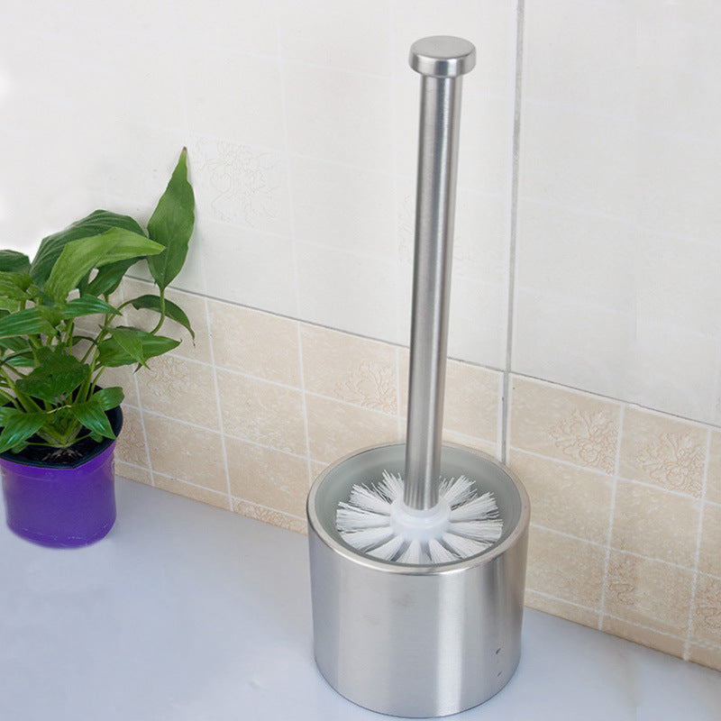 High Quality Bathroom Toilet Brush Stainless Steel toilet cleaner brush and holder set for Hotel VL-0183