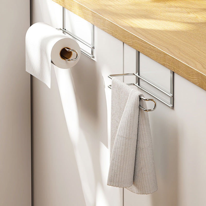 Over The Door Hanging Rack Kitchen Storage Organizer Towel Rack Metal Rack VL-0296