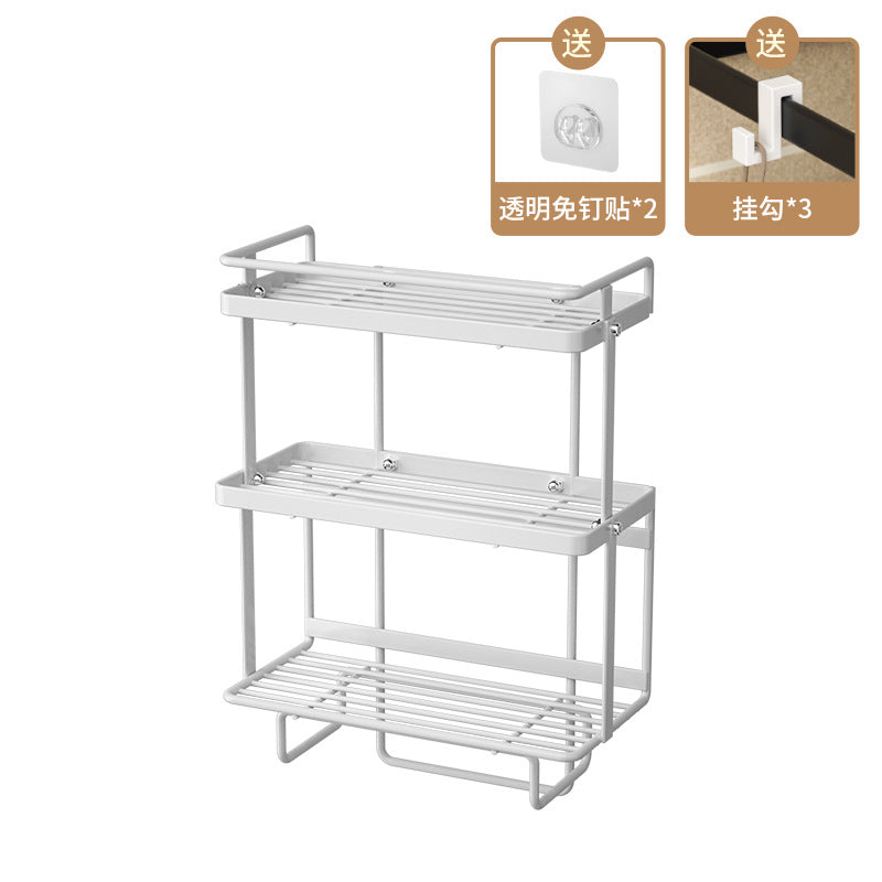 3 Tier Over The Toilet Shelf Bathroom Organizer Multifunctional Toilet Rack No Drilling Space Saver VL-0231